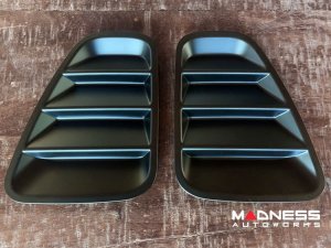 FIAT 500 Tail Light Cover Kit - Satin Black